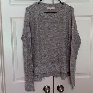Ann Taylor LOFT Gray Sweater